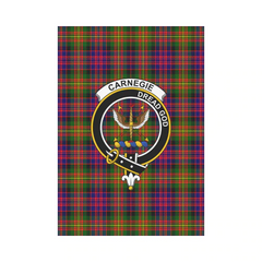 Clan Carnegie Modern Tartan Crest Garden Flag BV80 Clan Carnegie Tartan Today