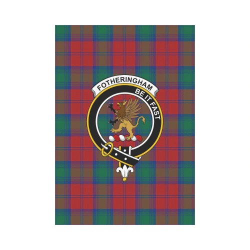Clan Fotheringham Modern Tartan Crest Garden Flag ZJ37 Clan Fotheringham Tartan Today