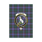 Clan Hunter Modern Tartan Crest Garden Flag OA24 Clan Hunter Tartan Today