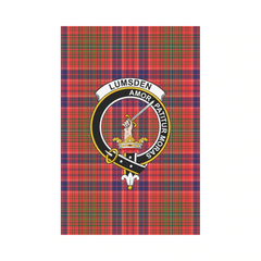 Clan Lumsden Modern Tartan Crest Garden Flag TM15 Clan Lumsden Tartan Today