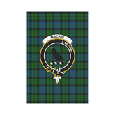 Clan MacKie Tartan Crest Garden Flag HY23 Clan Mackie Tartan Today
