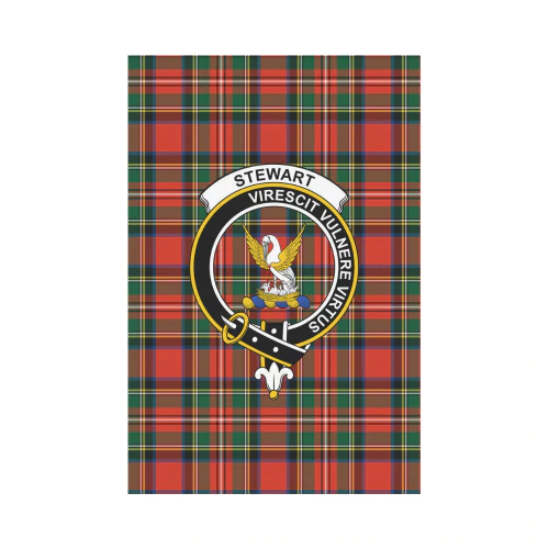 Clan Stewart Tartan Crest Garden Flag ML12 Clan Stewart Tartan Today