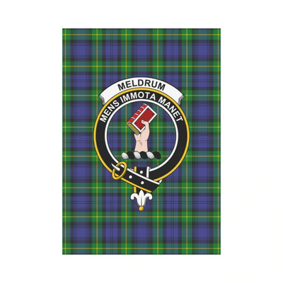Clan Meldrum Tartan Crest Garden Flag