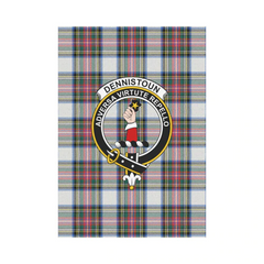 Clan Dennistoun Tartan Crest Garden Flag OK46 Clan Dennistoun Tartan Today