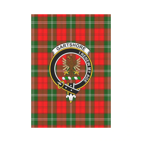 Clan Gartshore Tartan Crest Garden Flag BA98 Clan Gartshore Tartan Today