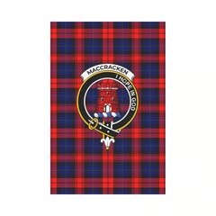 Clan MacCracken Tartan Crest Garden Flag ZL41 Clan Garden Tartan Today