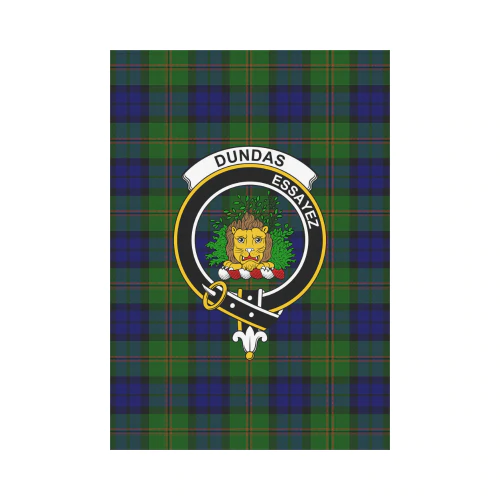 Clan Dundas Modern Tartan Crest Garden Flag OZ83 Clan Dundas Tartan Today
