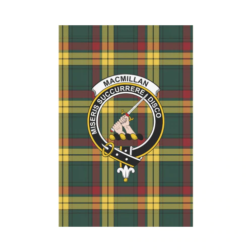 Clan MacMillan Old Modern Tartan Crest Garden Flag AV47 Clan MacMillan Tartan Today