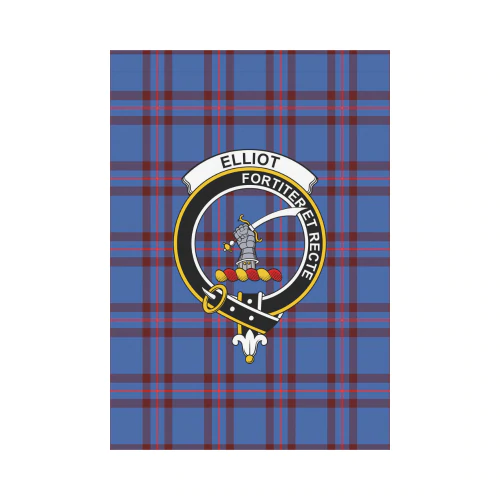 Clan Elliot Modern Tartan Crest Garden Flag GY67 Clan Elliot Tartan Today