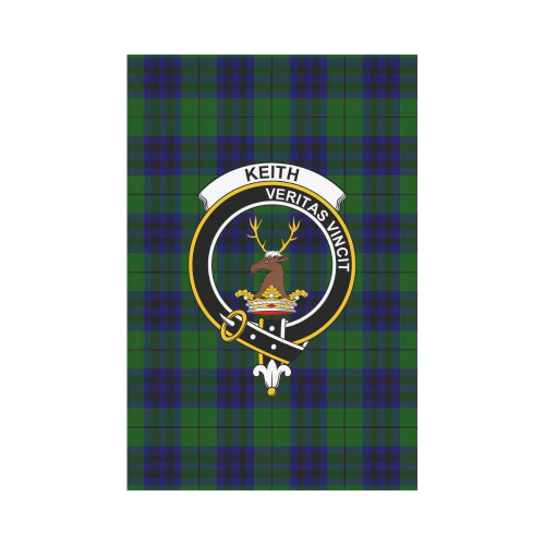 Clan Keith Modern Tartan Crest Garden Flag UA61 Clan Keith Tartan Today