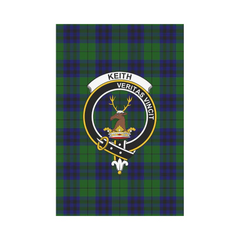 Clan Keith Modern Tartan Crest Garden Flag UA61 Clan Keith Tartan Today