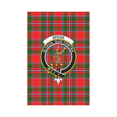 Clan Spens Modern Tartan Crest Garden Flag II17 Clan Spens Tartan Today