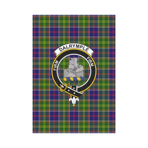 Clan Dalrymple Tartan Crest Garden Flag UC67 Clan Dalrymple Tartan Today