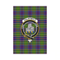 Clan Dalrymple Tartan Crest Garden Flag UC67 Clan Dalrymple Tartan Today