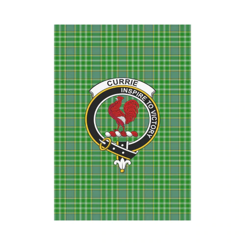 Clan Currie Tartan Crest Garden Flag XZ95 Clan Currie Tartan Today