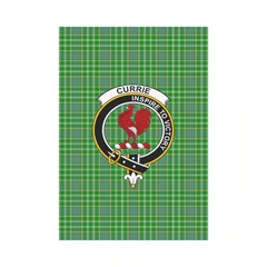 Clan Currie Tartan Crest Garden Flag XZ95 Clan Currie Tartan Today