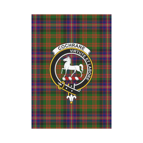 Clan Cochrane Modern Tartan Crest Garden Flag EZ77 Clan Cochrane Tartan Today