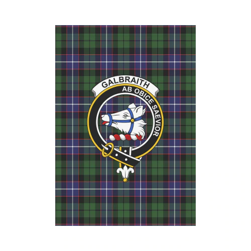 Clan Galbraith Modern Tartan Crest Garden Flag DM80 Clan Rait Tartan Today