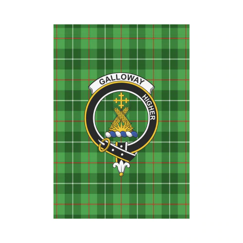 Clan Galloway District Tartan Crest Garden Flag TV80 Clan Galloway Tartan Today
