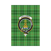 Clan Galloway District Tartan Crest Garden Flag TV80 Clan Galloway Tartan Today