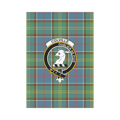 Clan Colville District Tartan Crest Garden Flag GL47 Clan Colville Tartan Today