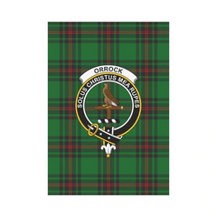 Clan Orrock Tartan Crest Garden Flag CR39 Clan Orrock Tartan Today