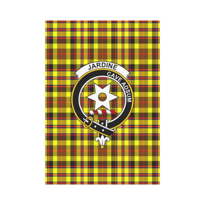 Clan Jardine Tartan Crest Garden Flag