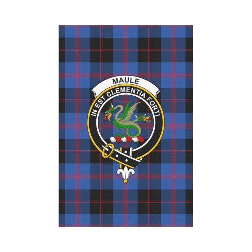 Clan Maule Tartan Crest Garden Flag KE84 Clan Maule Tartan Today