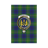 Clan Johnston Tartan Crest Garden Flag WF74 Clan Johnston Tartan Today