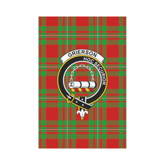 Clan Grierson Tartan Crest Garden Flag FU93 Clan Grierson Tartan Today