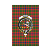 Clan Skene Modern Tartan Crest Garden Flag NO93 Clan Skene Tartan Today