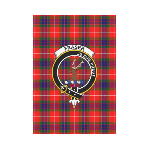 Clan Fraser Of Lovat Tartan Crest Garden Flag RO87 Clan Fraser Tartan Today