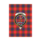 Clan Fraser Of Lovat Tartan Crest Garden Flag RO87 Clan Fraser Tartan Today