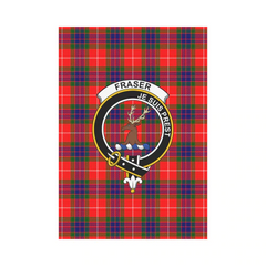 Clan Fraser Of Lovat Tartan Crest Garden Flag RO87 Clan Fraser Tartan Today