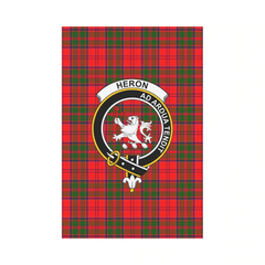 Clan Heron Tartan Crest Garden Flag QE97 Clan Heron Tartan Today