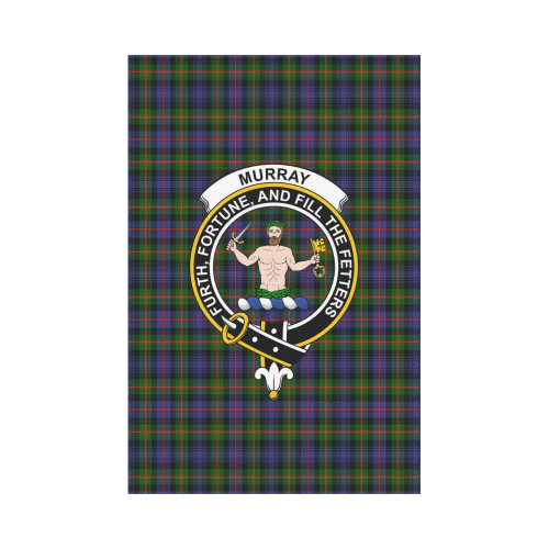 Clan Murray Of Atholl Modern Tartan Crest Garden Flag KD38 Clan Murray Tartan Today
