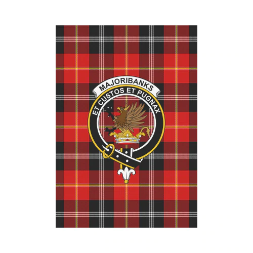 Clan Majoribanks Tartan Crest Garden Flag SX33 Clan Garden Tartan Today