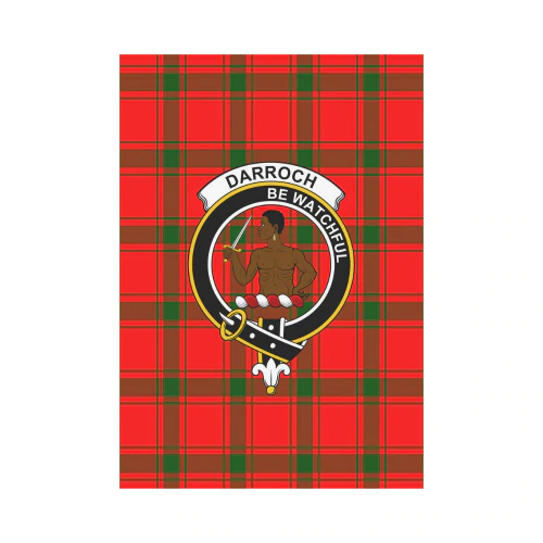 Clan Darroch Tartan Crest Garden Flag MV85 Clan Darroch Tartan Today