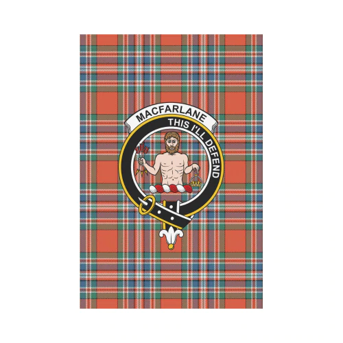Clan MacFarlane Ancient Tartan Crest Garden Flag CK39 Clan MacFarlane Tartan Today