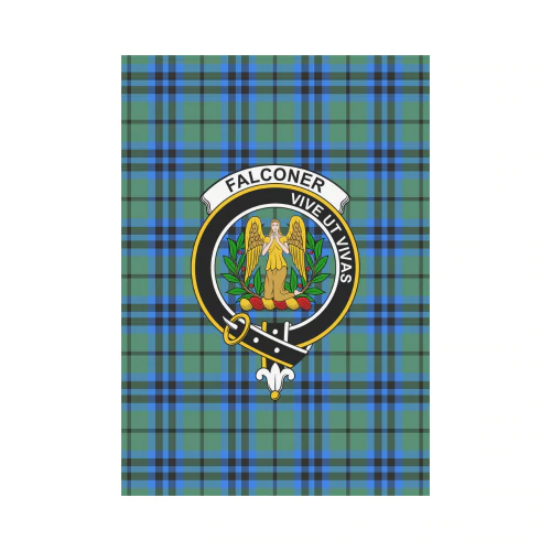 Clan Falconer Tartan Crest Garden Flag SP40 Clan Falconer Tartan Today
