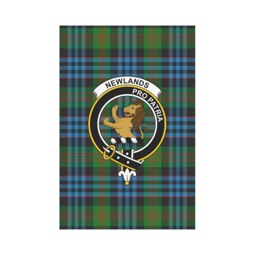 Clan Newlands Tartan Crest Garden Flag SD38 Clan Newlands Tartan Today