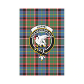 Clan Norvel Tartan Crest Garden Flag GA77 Clan Norvel Tartan Today