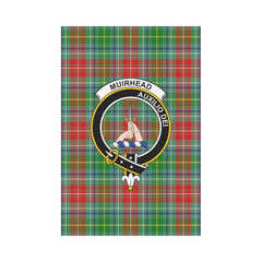 Clan Muirhead Tartan Crest Garden Flag WY60 Clan Muir_More Tartan Today