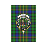 Clan Rollo Tartan Crest Garden Flag GS80 Clan Rollo Tartan Today