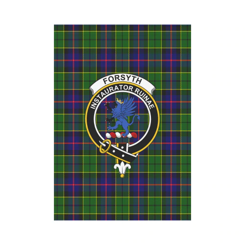 Clan Forsyth Modern Tartan Crest Garden Flag MD77 Clan Forsyth Tartan Today