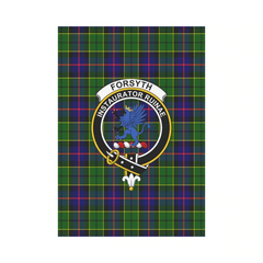 Clan Forsyth Modern Tartan Crest Garden Flag MD77 Clan Forsyth Tartan Today