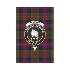 Clan Tennant Tartan Crest Garden Flag PB84 Clan Tennant Tartan Today