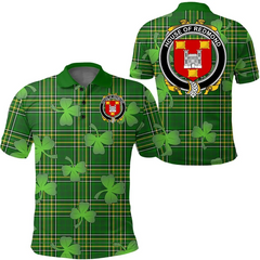Clan Redmond Clan Polo Shirt - Shamrock Style 2 ME45 Redmond Tartan - Shamrock Style 2 Tartan Polo