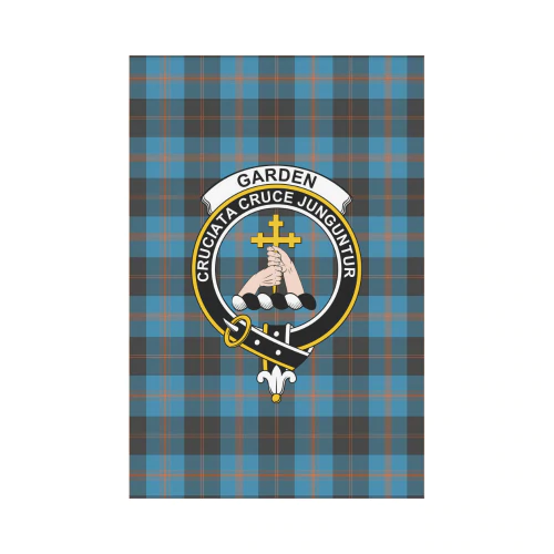 Clan Garden Tartan Crest Garden Flag US42 Garden Tartan (Clan Garden) Tartan Today