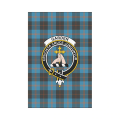 Clan Garden Tartan Crest Garden Flag US42 Garden Tartan (Clan Garden) Tartan Today